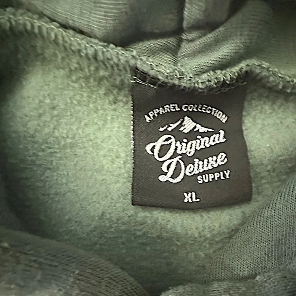 Original‎ Deluxe Supply Los Angeles Hoodie Olive Green Mens XL